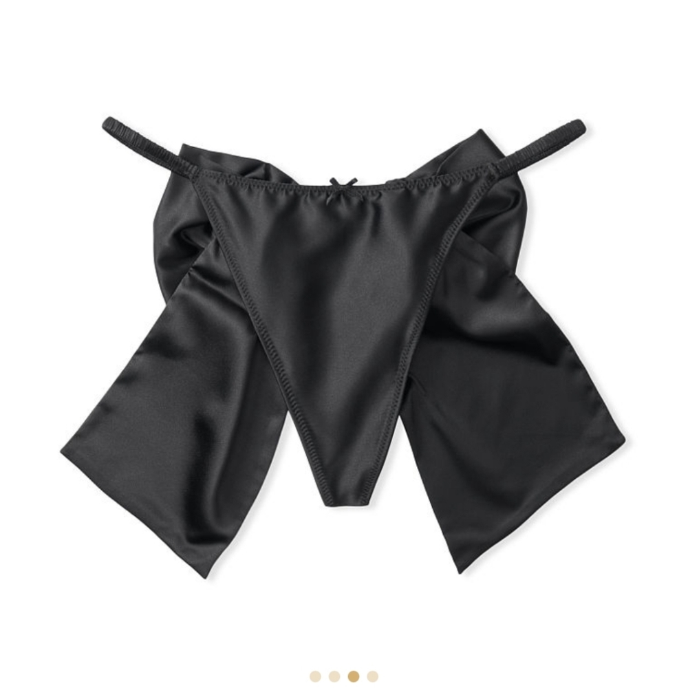 Dream Angels Satin Bow V- String Panty
